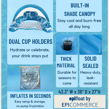 EpiFloat | Inflatable Pool Canopy