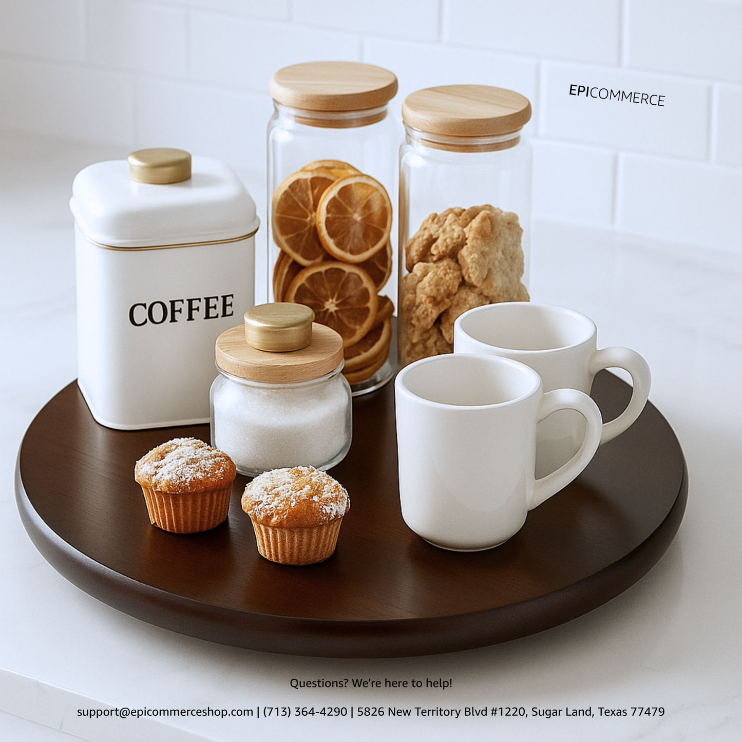 EpiServe 21" Lazy Susan Turntable