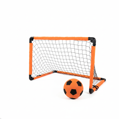 EpiDribble | Indoor Silent Soccer Set -  Foam Ball + 36" Pop-Up Goal for Adults