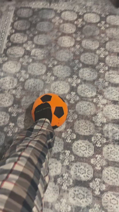 EpiDribble | Indoor Silent Soccer Set -  Foam Ball + 36" Pop-Up Goal for Adults